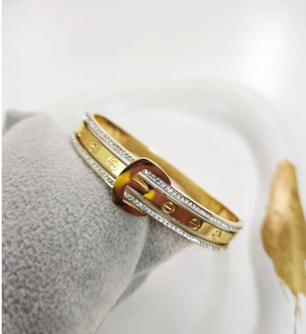 Cartier belt studded cuff