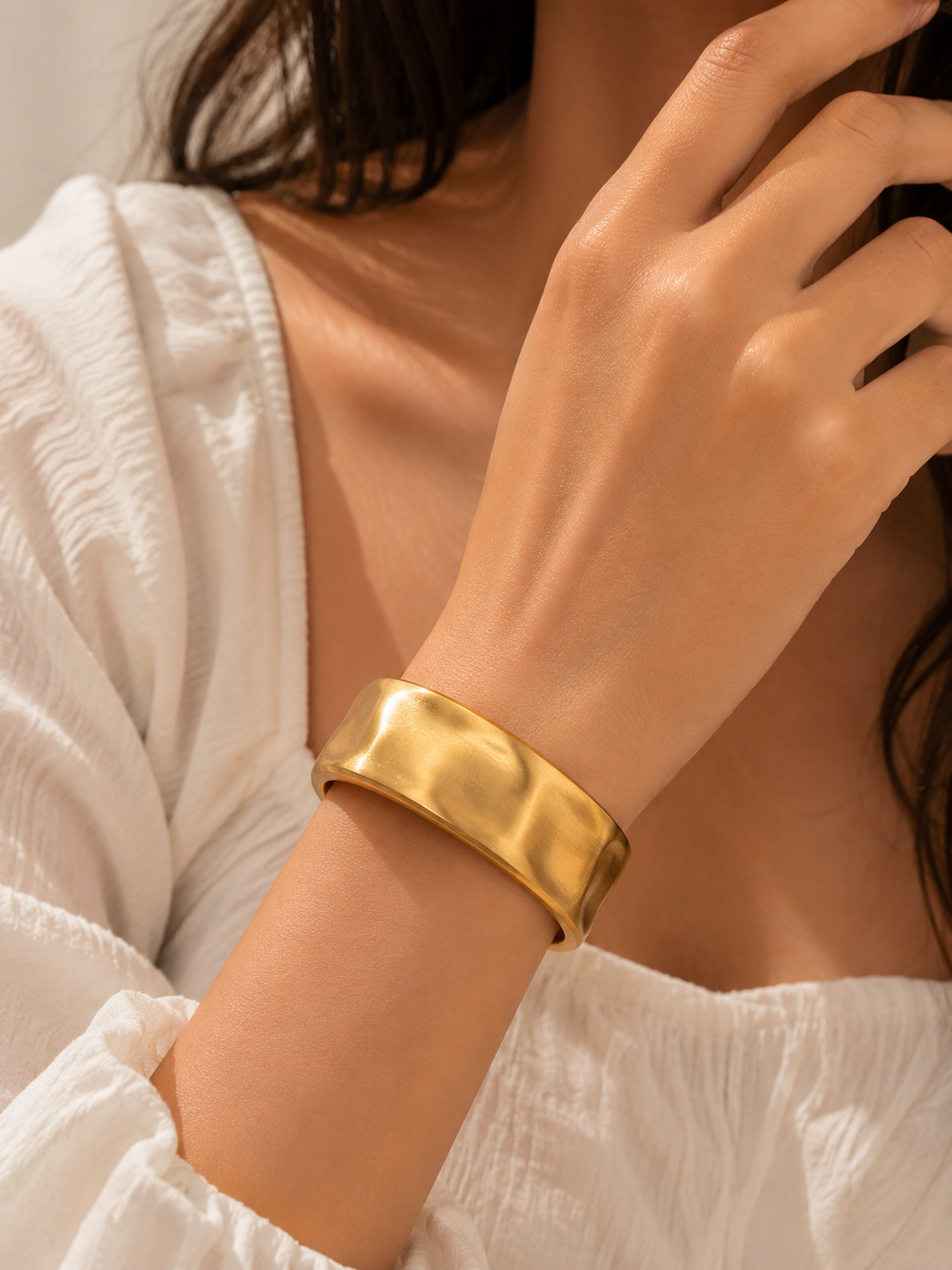Textured Chunky Bangle