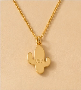 Cactus neck chain