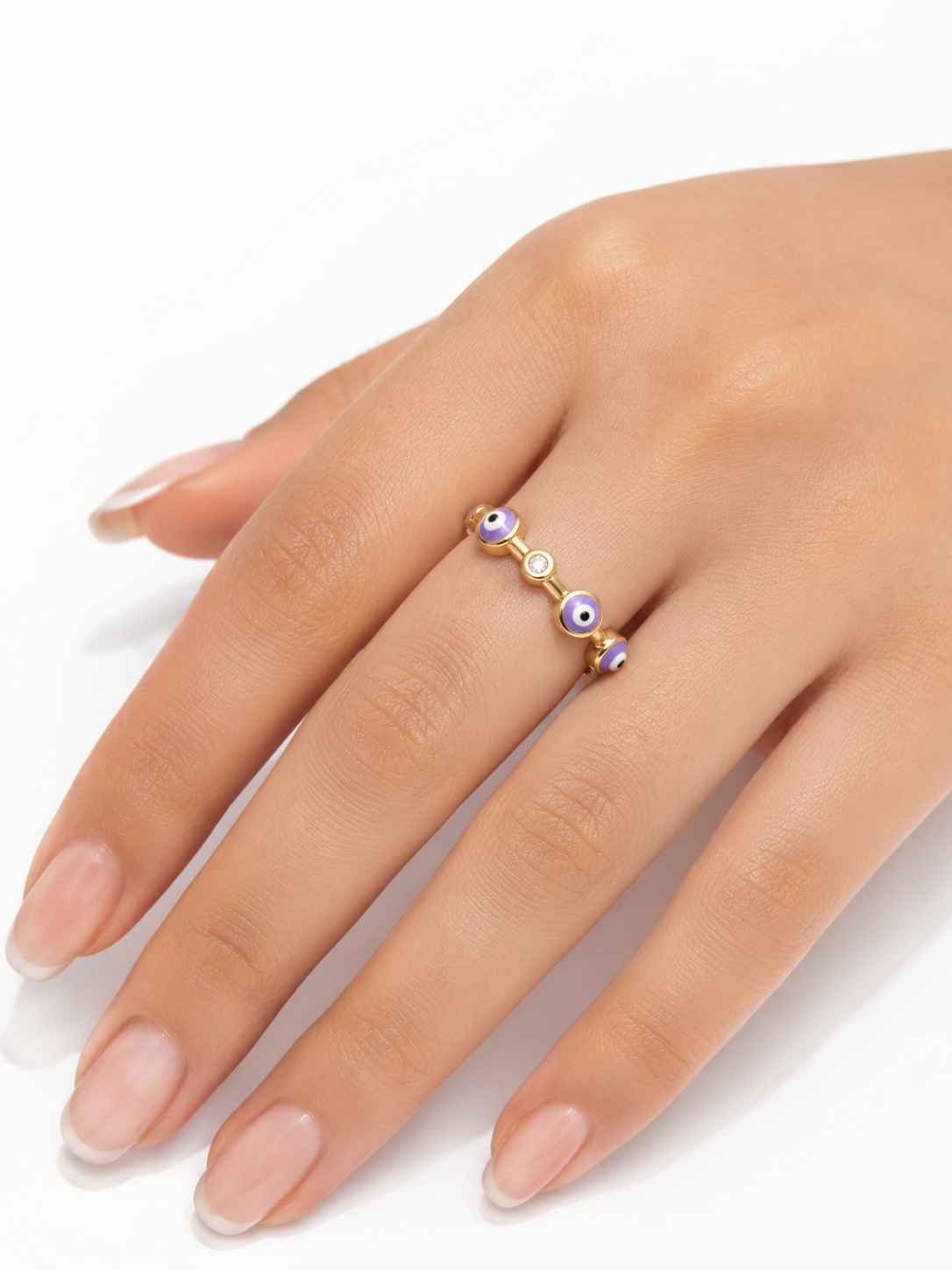 Evil eye ring