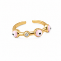 Evil eye ring