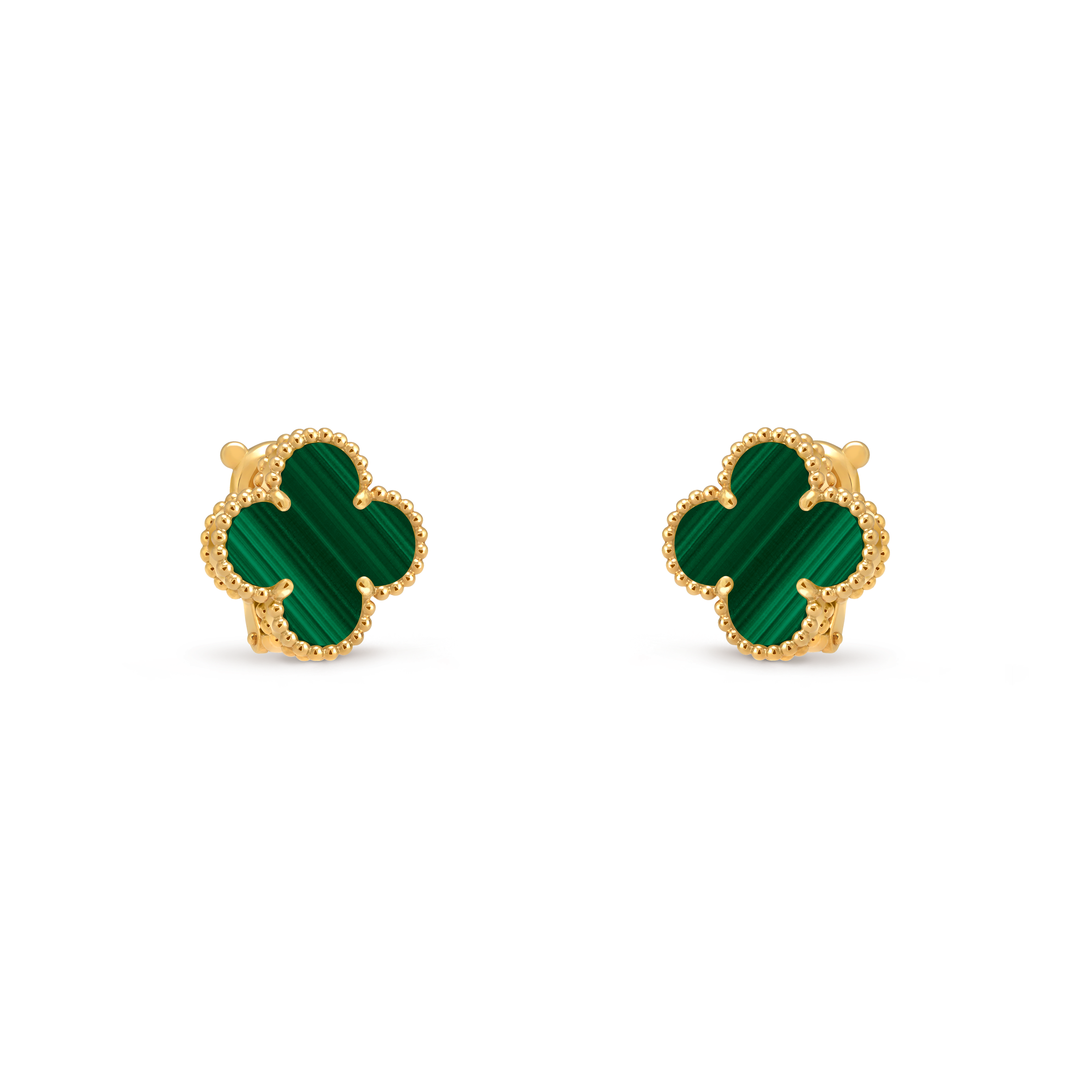 Van clef earrings (green)
