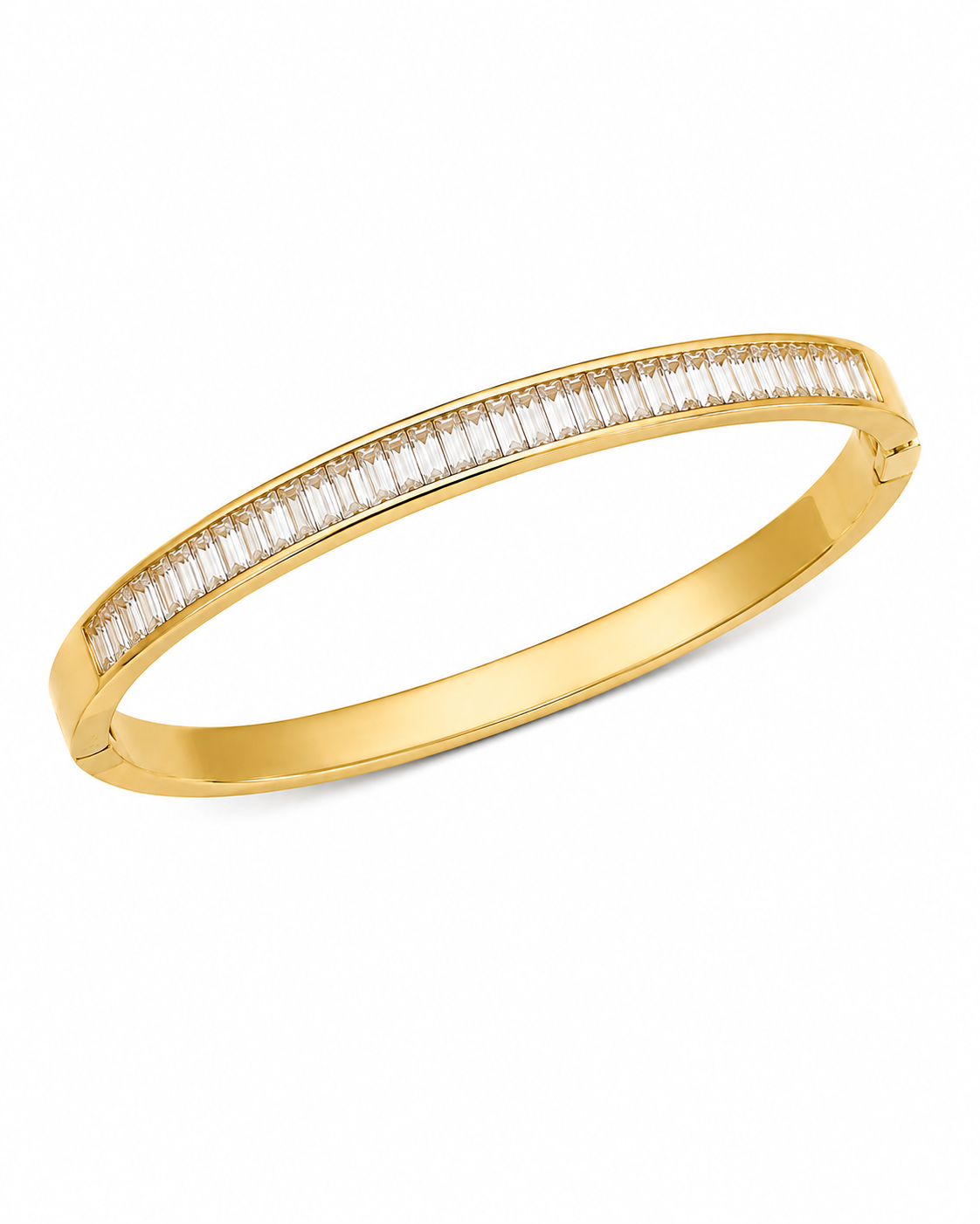 Diamond studded cuff