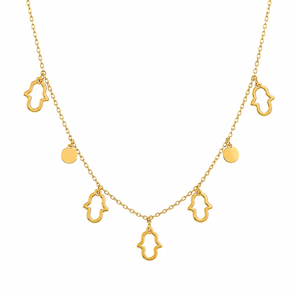 Luna charm neck chain
