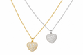 Pave Heart Neck Chain