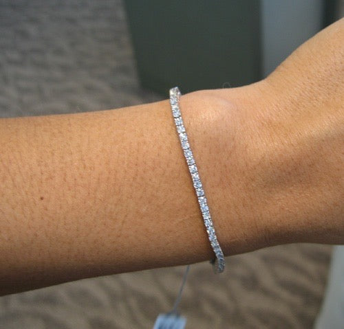 Thin Tennis Bracelet